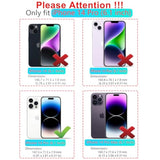 Compatible With Iphone 14 Pro Case With Hd Screen Protector & Slide Camera Cover & Rotated Ring Kickstand, [Military-Grade] Phone Case For Iphone 14 Pro (Black)