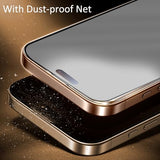 2 Pack for iPhone 14 Pro Max Matte Privacy Screen Protector Anti spy Anti glare Tempered Glass Film Easy Installation Auto-Alignment Kit, Auto