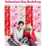 Valentines Decorations Foil Fringe Curtains For Party, 2 Pack 3.3 X 6.6 Ft Galentines Day Decorations Red Pink Silver Tinsel Streamer, Valentines Backdrop Heart Decoration For Birthday Wedding