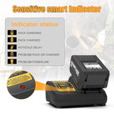 12V Dcb120 4.0Ah Battery Replacement For Dewalt 12V Battery And Charger Kit Compatible With Dewalt 12 Volt Max Dcb124 Dcb126 Dcb127 Dcb122 Dcb125 (2 Pack)