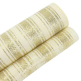 Christmas Mesh Ribbon For Wreath Gold And Ivory Ombré Deco Mesh 10 Inch Gold Metallic Mesh Crafts Deco Mesh Supplies For Xmas Tree Garland Staircase Swag Mailbox Centerpiece Making (30 Feet)