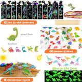 Dinosaur Party Favors For 12 Kids, 10 Styles 204Pcs Dinosaur Birthday Party Supplies, Dinosaur Goodie Bag Stuffers, Dino Birthday Party Favors, Dino Party Favors Gift Bag, Dinosaur Gifts Bags Fillers