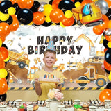 Construction Birthday Party Supplies 251 Pcs Construction Birthday Banner Balloons Plates Napkins Cups Tablecloth Set For Kids Dump Truck Excavator Party Decorations