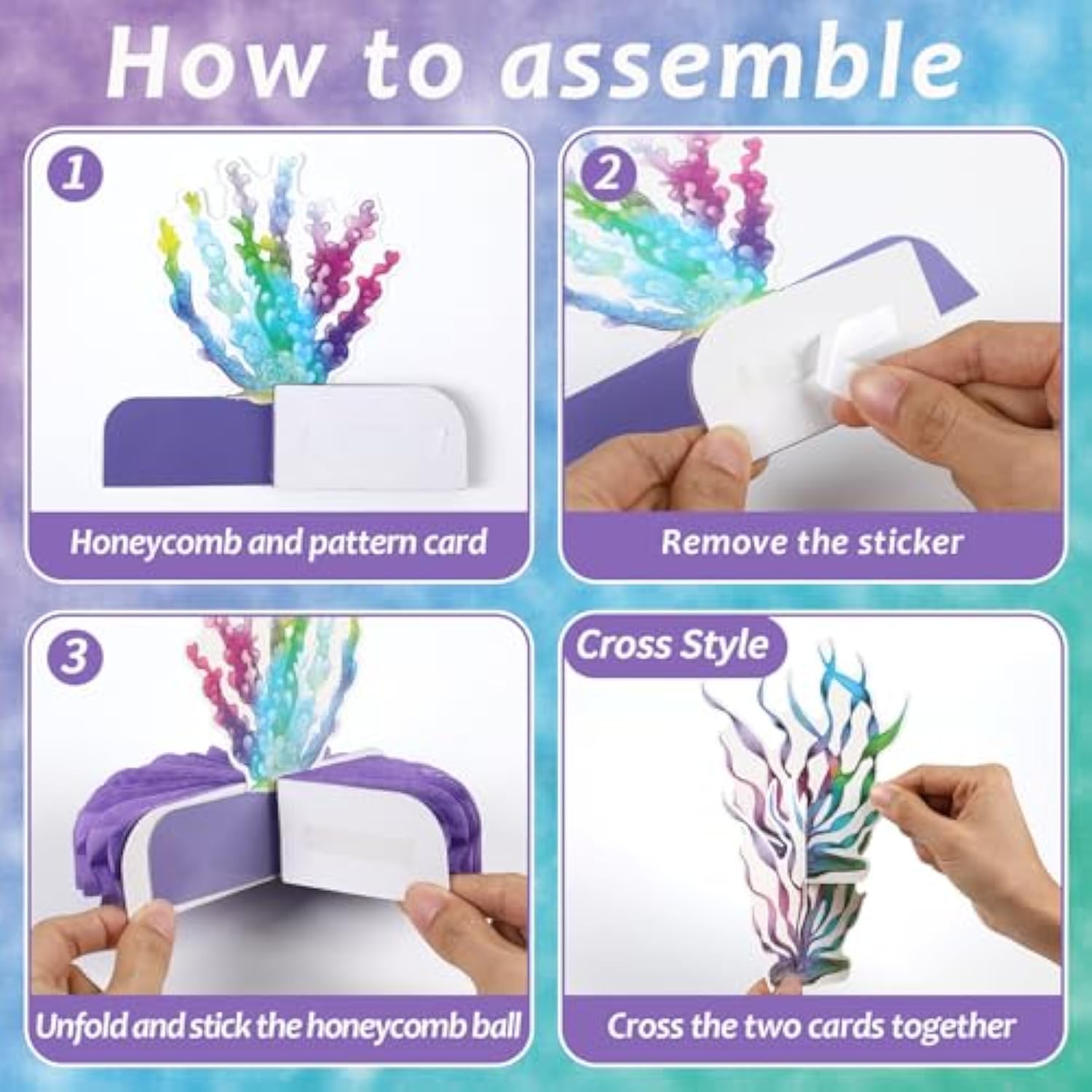 12Pcs Mermaid Party Supplies Mermaid Birthday Honeycomb Centerpieces For Under The Sea Party Decorations Ocean Mermaid Theme Table Honeycomb For Ocean Mermaid Theme Birthday Baby Shower Party Favors