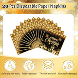 2026 Happy New Year Paper Plates Tableware Set for 20 Guests