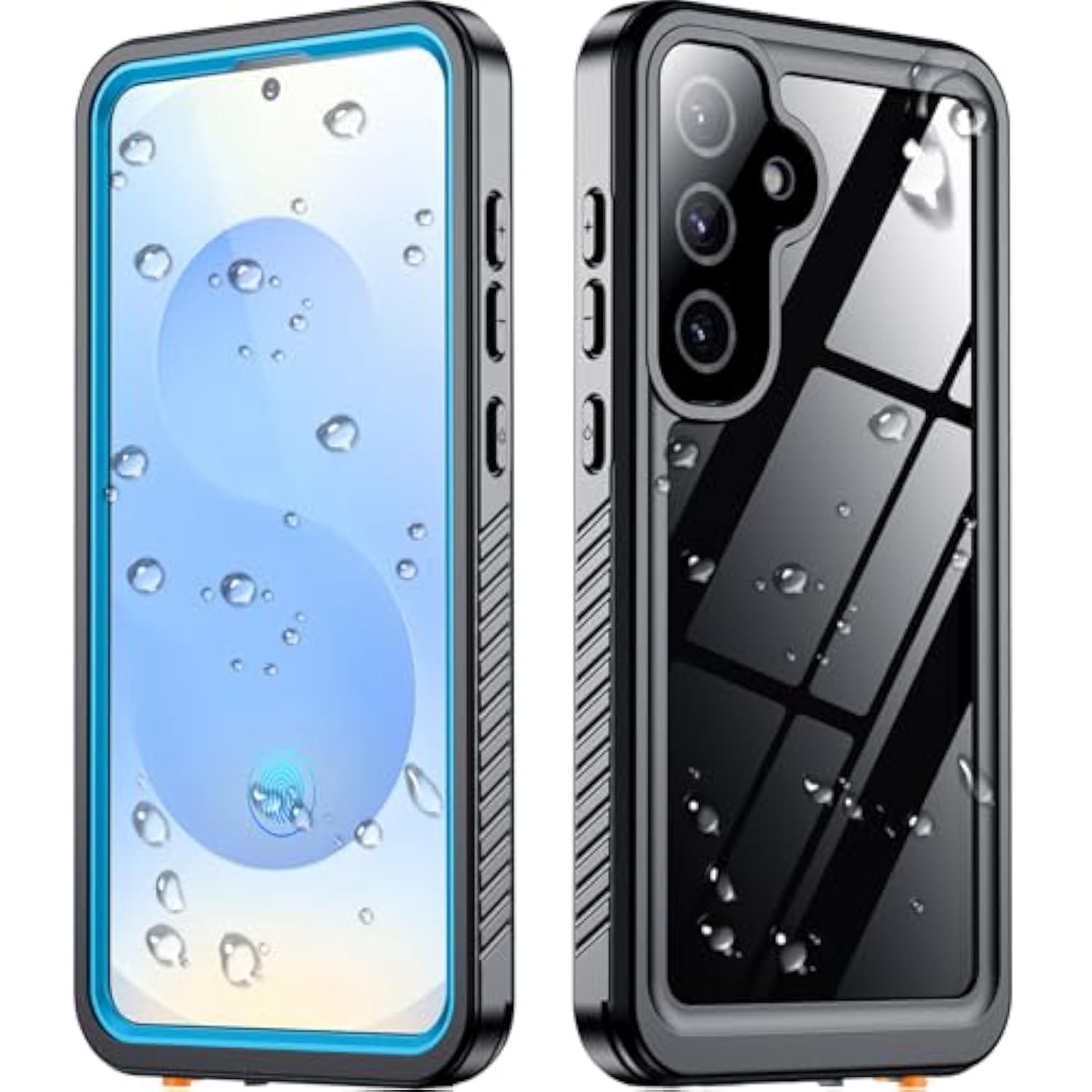 Designed For Samsung Galaxy S25 Case Waterproof,Built-In [ Screen + Camera Lens Protector][Ip68 Underwater] Full Protection Heavy Duty Shockproof Anti-Scratched Phone Case, Blue