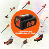 40 Volt 3.5Ah Lithium Replacement Battery For Black And Decker 40V Battery Lbx2040 Lbxr36 Lbxr2036 Lst540 Lcs1240 Compatible With 36V/40V Max Black And Decker Power+ Tools