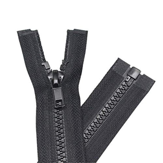 2Pcs #5 24 Inch Separating Jacket Zippers For Sewing Coats Jacket Zipp