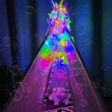 Butterfly Curtain Fairy Lights Usb Plug In,8 Modes 120 Led 20Ft Firefly Twinkle Timer String Lights With Remote For Bedroom Patio Christmas Wedding Party (Multi-Colored(Pink))
