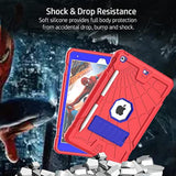Ipad 9Th Generation Case For Kids With Stand & Pencil Holder, Protective Ipad