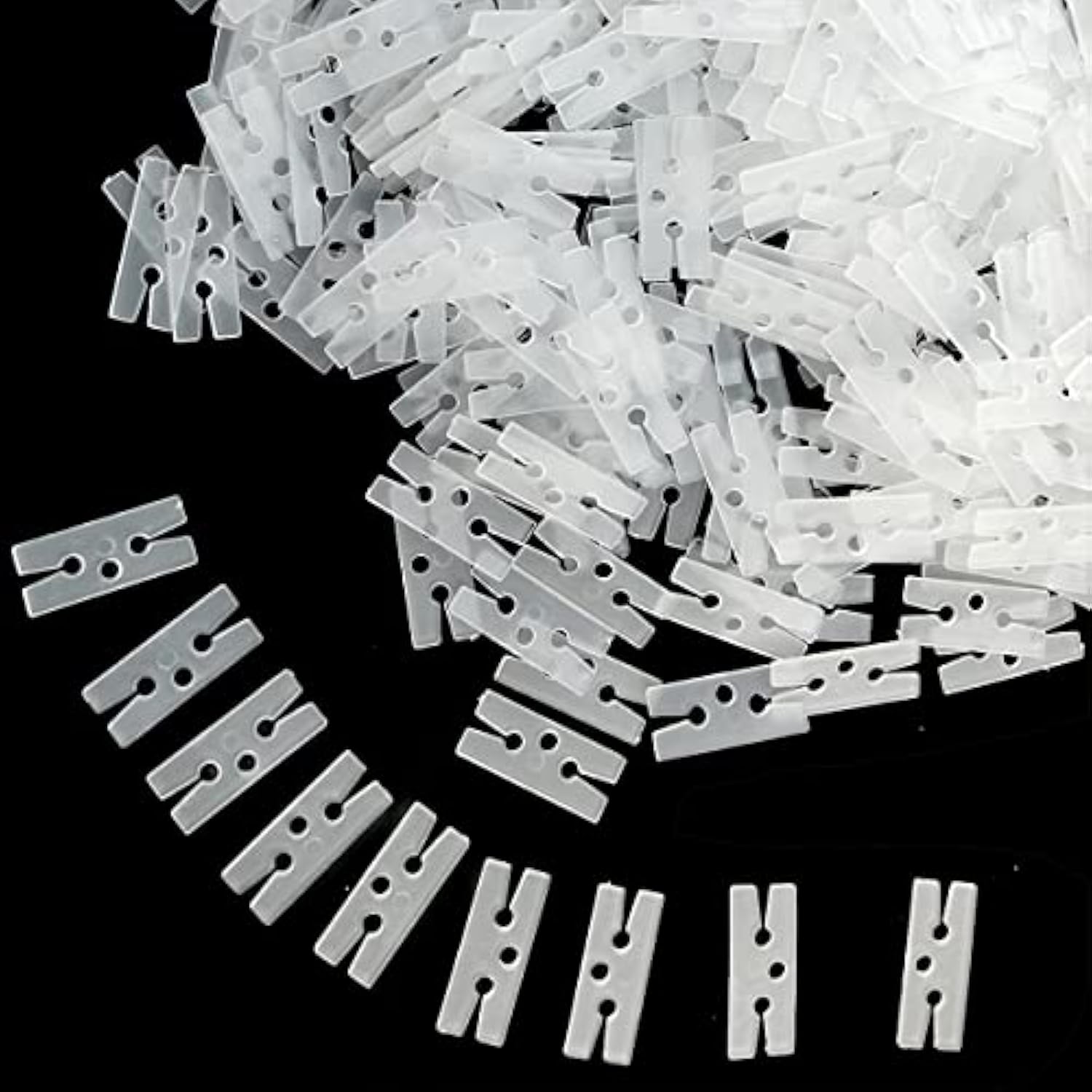 300Pcs Plastic Balloon Clips Ties For Sealing, H Shape Bulk Balloon Ties Clips Tool For Wedding Party Christmas Birthday Decoration