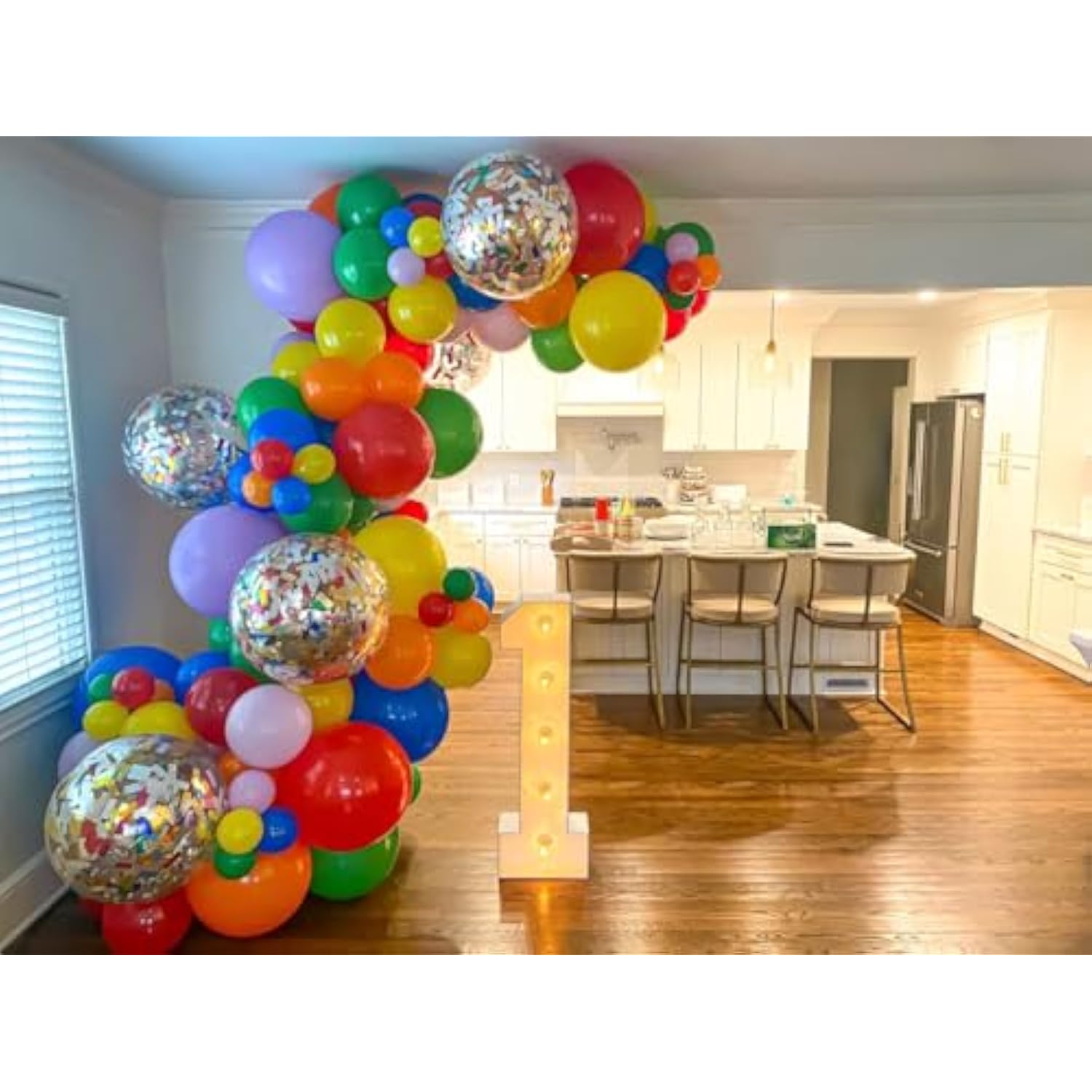 Red Yellow Blue Balloons, 60Pcs Balloon Red And Blue Green, 12Inch Matte Latex Balloons Colourful Confetti Balloon For Kids Birthday Baby Shower Carnival Circus Party Decoration