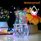 4 Pack Fairy Lights Battery Operated, String Lights 10Ft 30 Leds, Flashing And Constant Light Mode, Silver Wire Mini Lig
