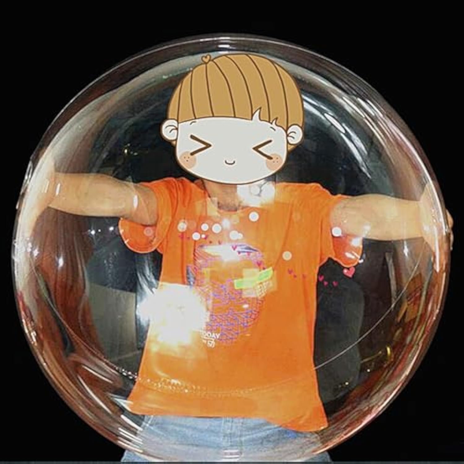 40 Clear Bobo Balloons in 4 Sizes for Party & Event Décor