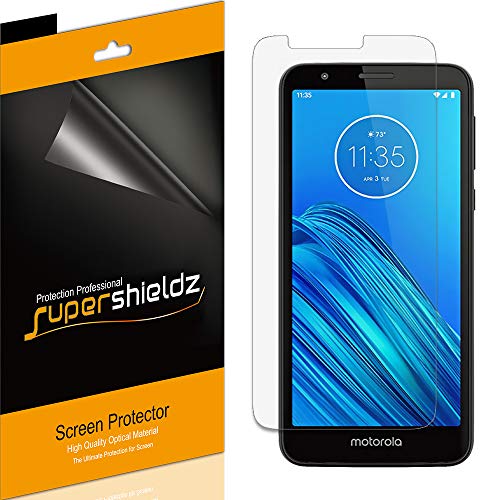 (6 Pack) Designed for Motorola (Moto E6) Screen Protector, 0.23mm High Definition Clear Shield (PET)