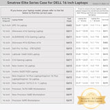 Smatree 16 inch Laptop Sleeve for Alienware 16 Area-51 Gaming Laptop, for Alienware m16 R1/x16 R1/x16 R2, for DELL G16 7630, Case with Accessory Pocket, YKK Zipper (E611)