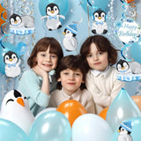 Penguin Happy Birthday Banner & Streamers – Party Supplies for Kids & Teens