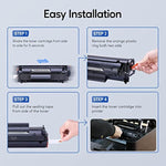 12A Toner Replacement For Hp 12A Q2612A Work With Hp Laserjet 1020 1022 1012 1010 1015 1018 1022N 1022Nw 3015 3030 3020 3050 3052 3055 M1005 M1319 M1319F Printer?2-Pack?Black?