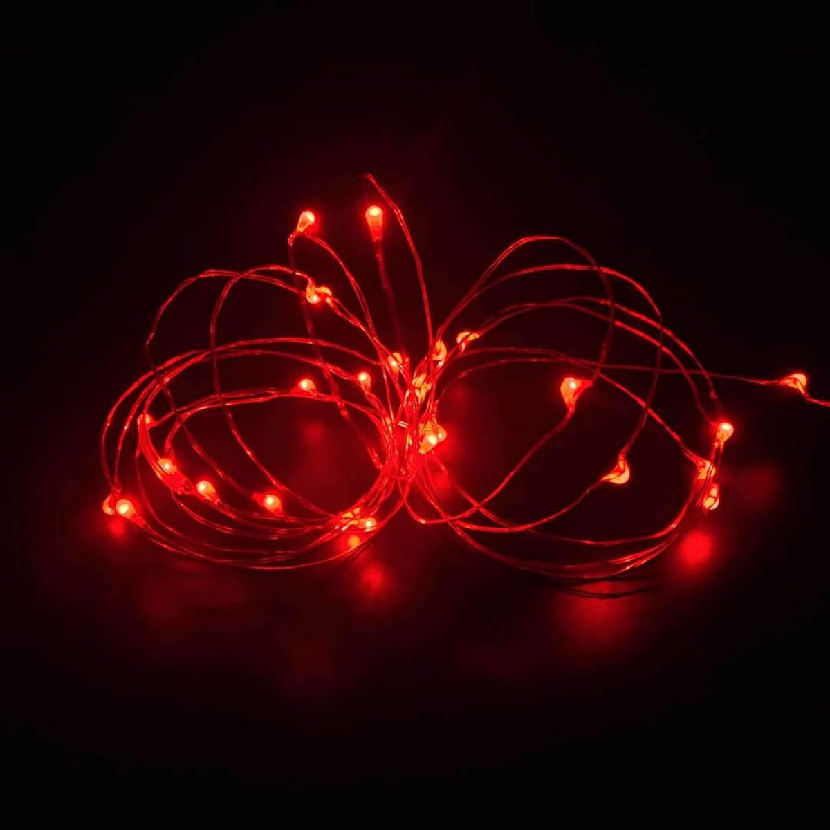 Pack 2 Battery-Operated Mini Led Lights With Timer 6Hours On/18Hours Off For Wedding Party Christmas Lighting Decoration