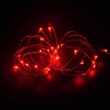 Pack 2 Battery-Operated Mini Led Lights With Timer 6Hours On/18Hours Off For Wedding Party Christmas Lighting Decoration