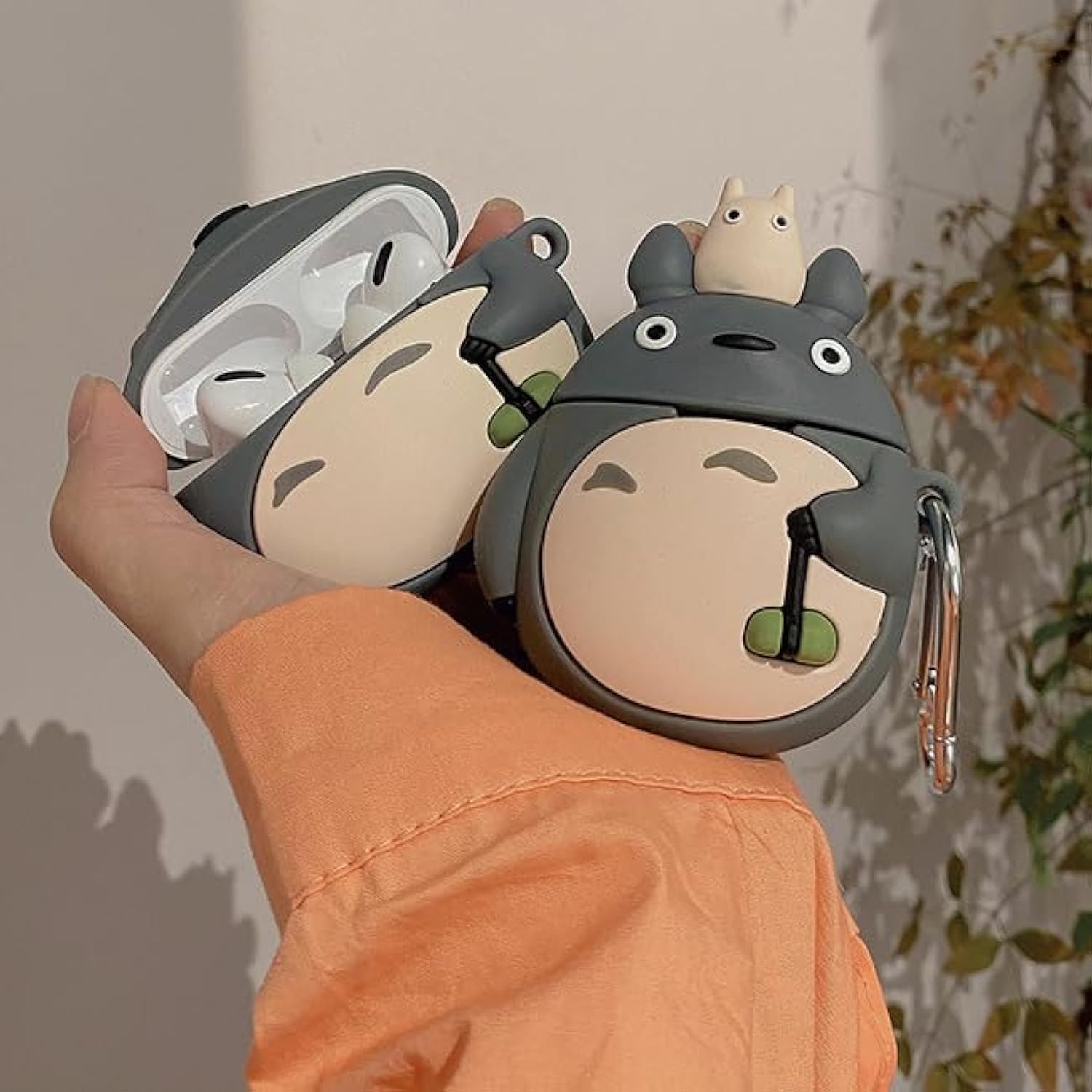 Compatible With Airpods Pro 1St/ 2Nd Generation Case With Keychain, Cute Kawaii Cartoon Design Premium Silicone Shock-Absorbing Protective Case Cover For Airpods Pro 2 & 1