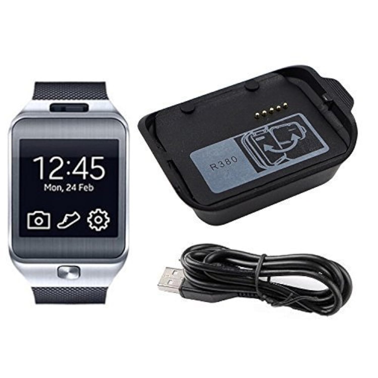 Galaxy Gear 2 R380 Demomm Charger Charging Cradle Dock For Samsung Galaxy Gear 2 R380 Smart Watch