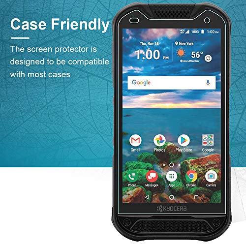 [2-Pack] Designed for Duraforce Pro 2 E6900 E6910 Tempered Glass Screen Protector, [3D Touch][Case Friendly] Bubble Free