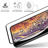 iPhone XR Full Cover Glass Screen Protector, [2 Pack] Full Coverage Tempered Glass Screen Protector for Apple iPhone XR 6.1" - Bubble Freee/Face