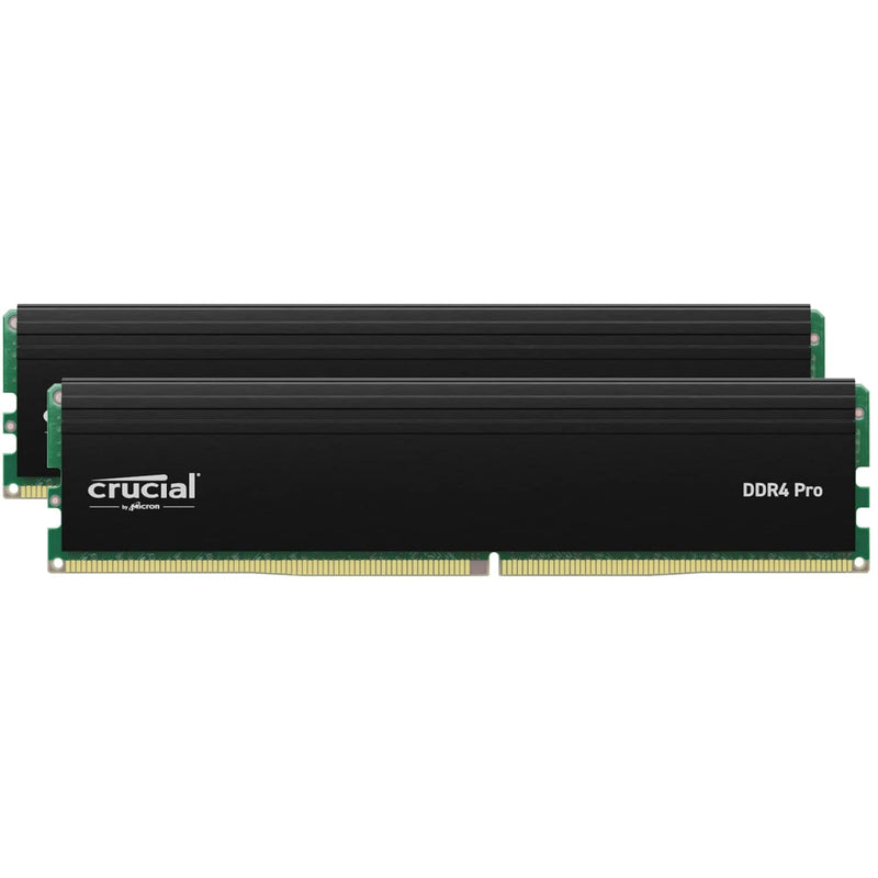 Crucial Pro RAM 32GB Kit (2x16GB) DDR4 3200MT/s (or 3000MT/s or 2666MT/s) Desk