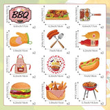 58 Pcs Summer Picnic Party Hanging Decoration Bbq Party Decorations Bbq Picnic Birthday Hanging Swirl For Kids Summer Picnic Holidays Birthday Carnival Party Supplies