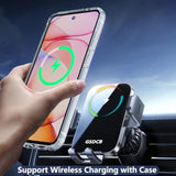 Case For Samsung Galaxy S24 Fe Case With Tempered Glass Screen Protector And Camera Lens Protector, Hard Pc Back Cover Soft Tpu Edge Bumper Design Phone Case For Women Men Girl Boy (Clear)