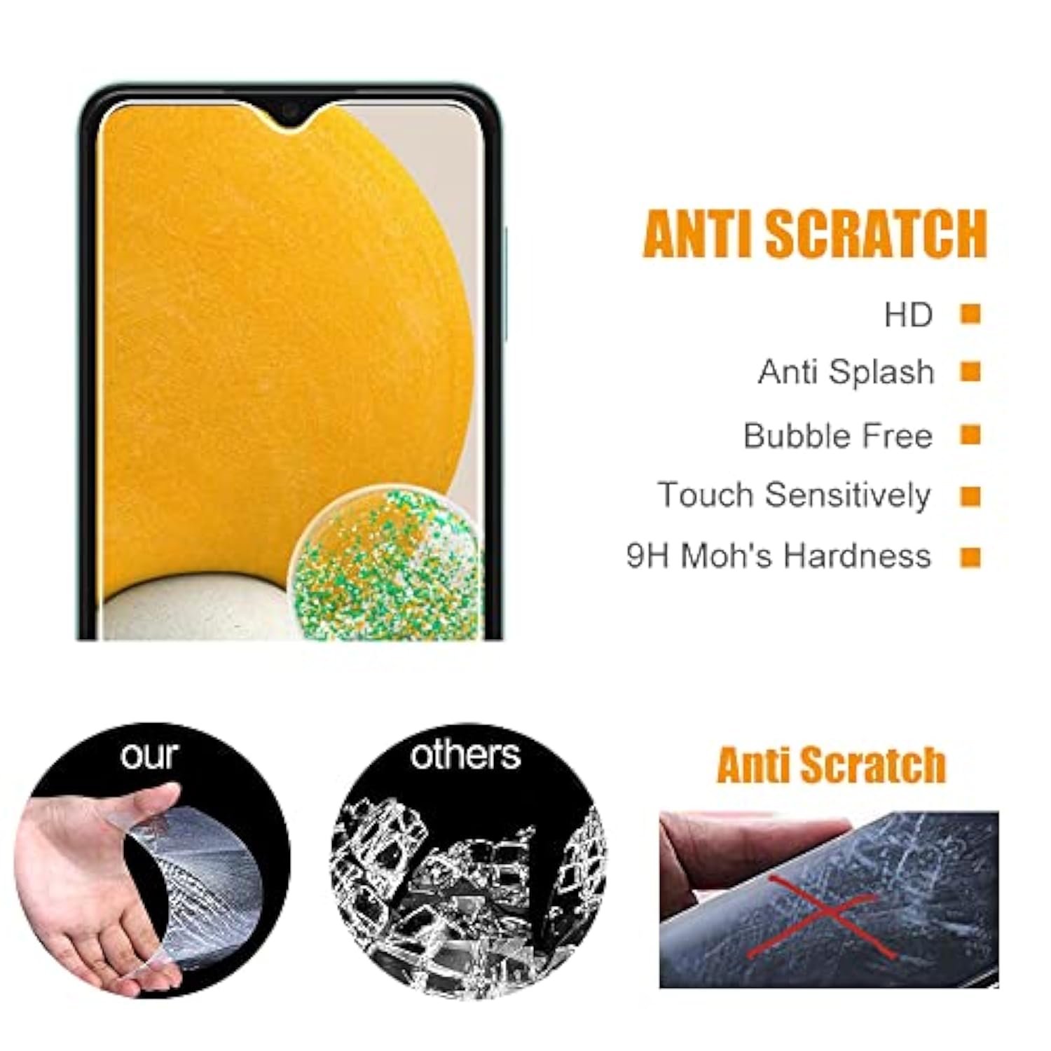 [3 Pack] Tempered Glass Screen Protector Compatible For Phone 3 Pro With 9H Hd Clear Transparent Ultra Thin Protective Glass Film