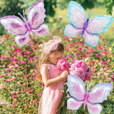 6 Pieces 39 Inches Butterfly Balloons - Large Gradient Butterflies Foil Mylar Balloons For Birthdays, Garden, Spring Decorations, Butterfly-Themed Events, Baby Shower, And Wedding Party Supplies