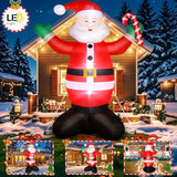 Christmas Inflatables Outdoor Decorations, 6 Ft Santa Claus Christmas Decor For Front Back Yard Garden Lawn, Blow Up Inf