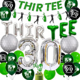 30Th Birthday Decorations For Him, Golf 30Th Birthday Party Decoration Themed For Men Thirty Birthday Decor Banner Set Durable 30 Number Balloons