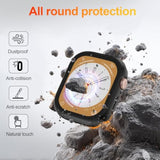 [2 Pack] Case For Apple Watch Screen Protector 40Mm Series 4/5/6/Se/Se 2Nd Gen With Tempered Glass Overall Protective Hard Pc Bumper Lightweight 2 In 1 Cover Compatible Iwatch Accessories
