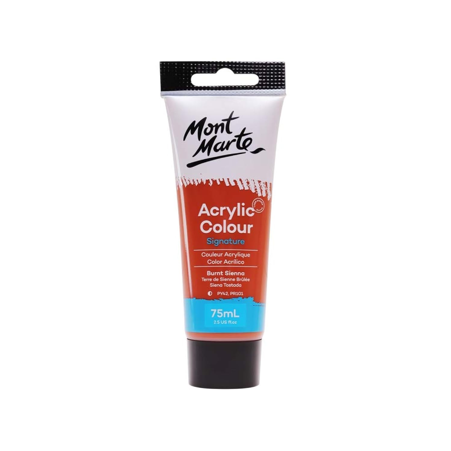 Acrylic Paint, Burnt Sienna, Semi-Matte, 75Ml, Pnt0179