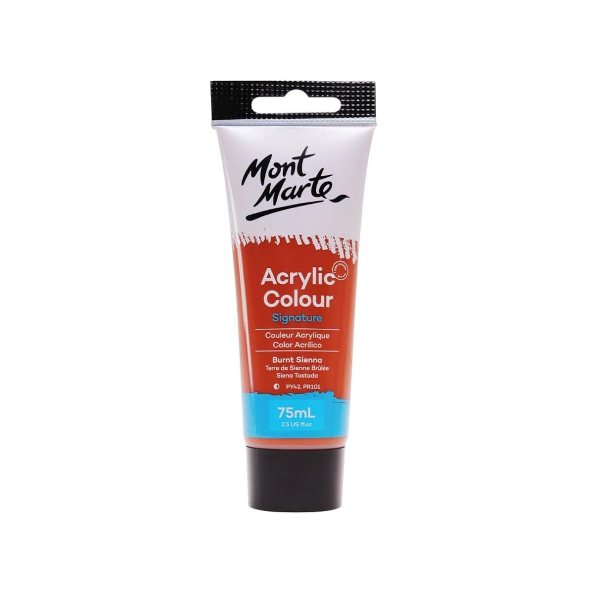 Acrylic Paint, Burnt Sienna, Semi-Matte, 75Ml, Pnt0179