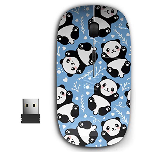 2.4G Ergonomic Portable Usb Wireless Mouse For Pc, Laptop, Computer, Notebook With Nano Receiver (Cute Cartoon Panda)