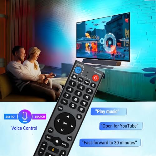V3 Pro Voice Remote Control Replacement for VSeeBox V5/ V3/ V2/ V1 Pro?V3 Plus?V1 Max/Elite