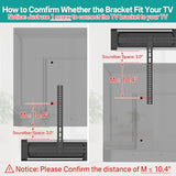 Sound Bar TV Mounts for Sonos Playbar TV Mount with Remote Holder - Adjustable Height Bracket for Sonos Play bar Mounting Under TVs Saving Space
