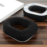 Geekria Comfort Velour Replacement Ear Pads for Astro A10 Gaming Headset Headphones Ear Cushions, Repair Parts with Video Guide (Black)