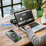 Embed in Desk Wireless Charger,15W Fast Charging Pad Phone Charger,Hidden Desk Grommet Qi Charging Station Compatible with iPhone