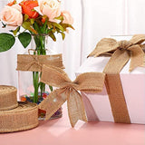20 Yards Natural Burlap Ribbon Fabric Craft Ribbon Diy Wrapping Burlap
