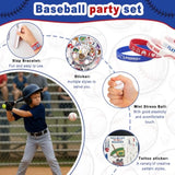 Baseball Party Favors,206Pcs Baseball Goodie Bags With Mini Stress Balls, Keychains, Tattoos, Stickers For Baseball Party Decorations Supplies Sport Themed Birthday Party, Classroom Reward, Kids Event