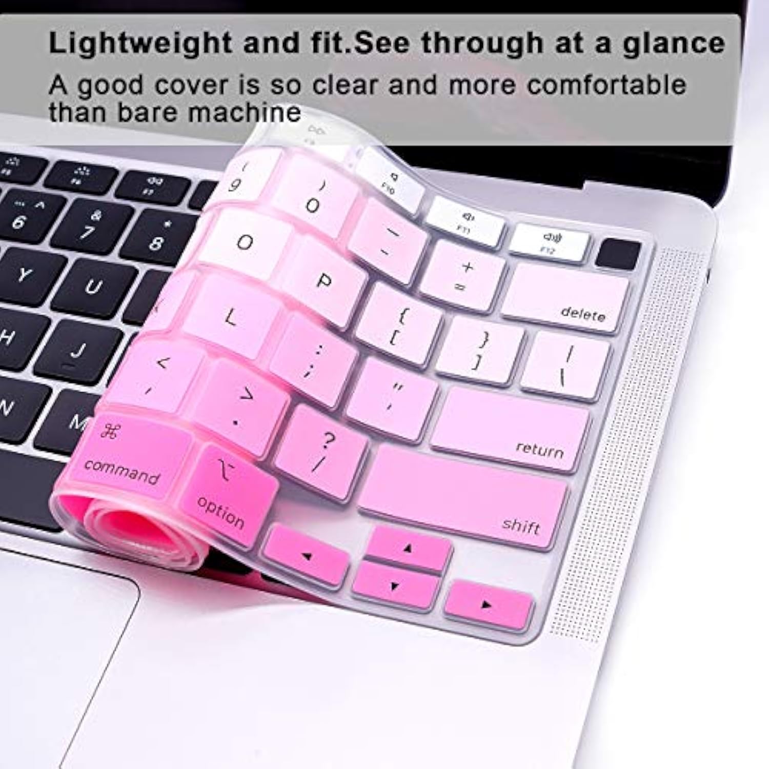 Ultra Thin Silicone English Keyboard Cover Skin For Macbook Air 13.3" Newest 1