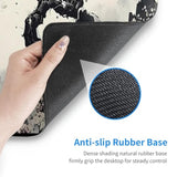 Japanese Mouse Pad, Large Japanese Desk Mat, Xl Anime Gaming Keyboard Mat, Nonslip Rubber Base, Big Extended Desk Protector For Home Office, 31.5”X11.8”