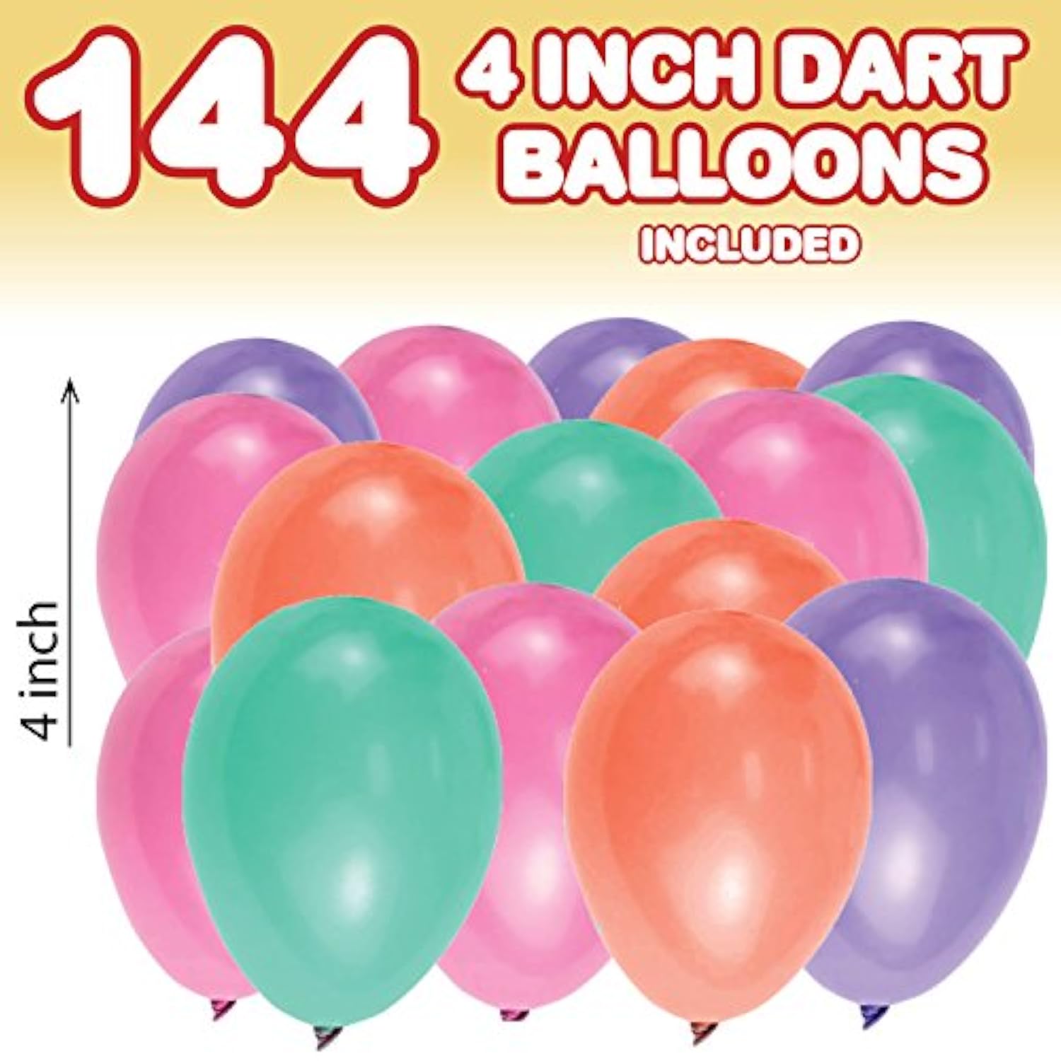 Jumbo Dart Balloon Game Set – 144 Balloons & 11 Darts for Outdoor Fun