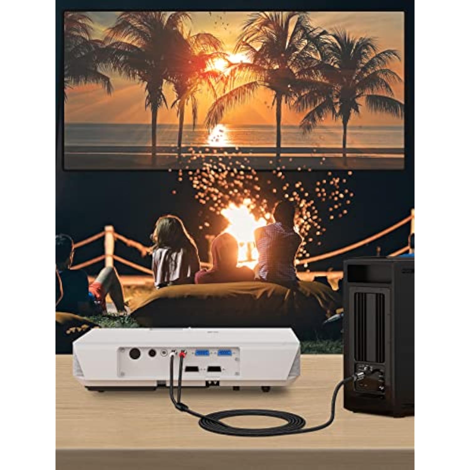 1/4 To Dual Rca Audio Cable [5 Ft], Gold Plated Copper Shell Heavy Duty 6.35Mm