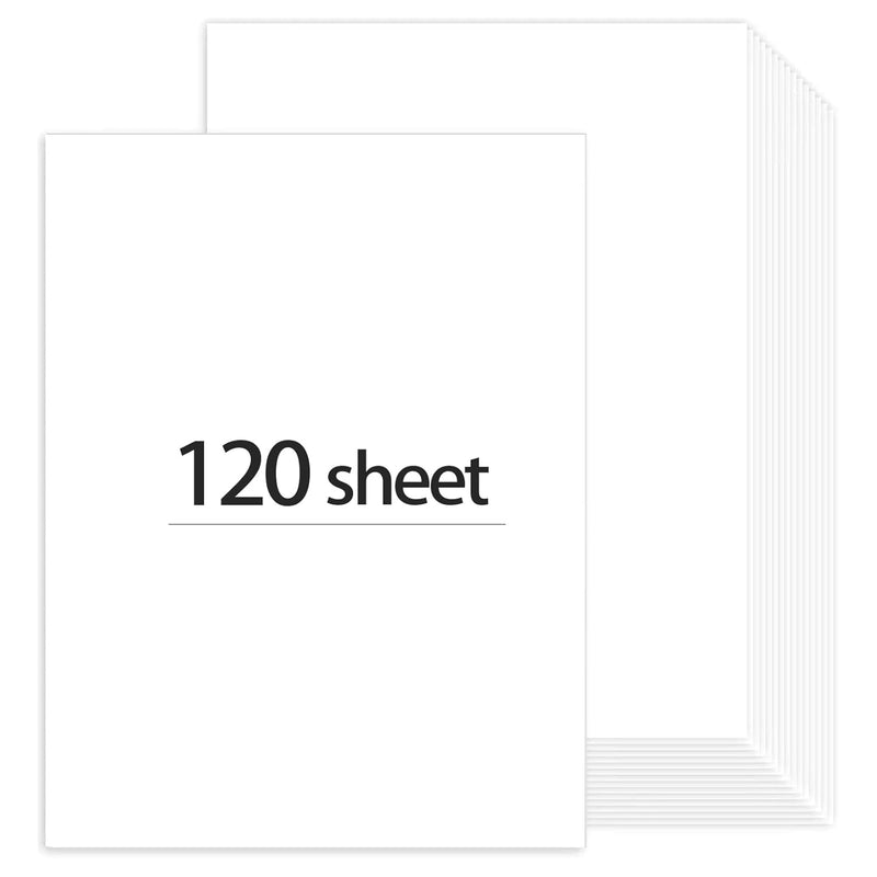 120 Sheets A4 White Cardstock Thick Paper, 74Lb White Card Stock Printer Paper